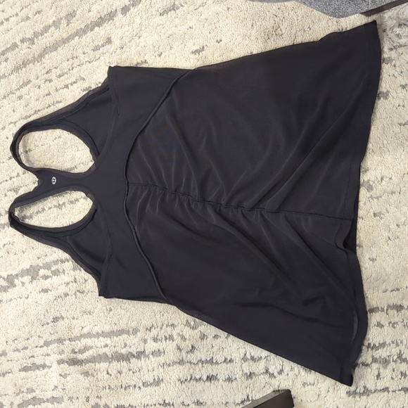 Lululemon Cool Racerback *Shine On Black mesh - Picture 8 of 12